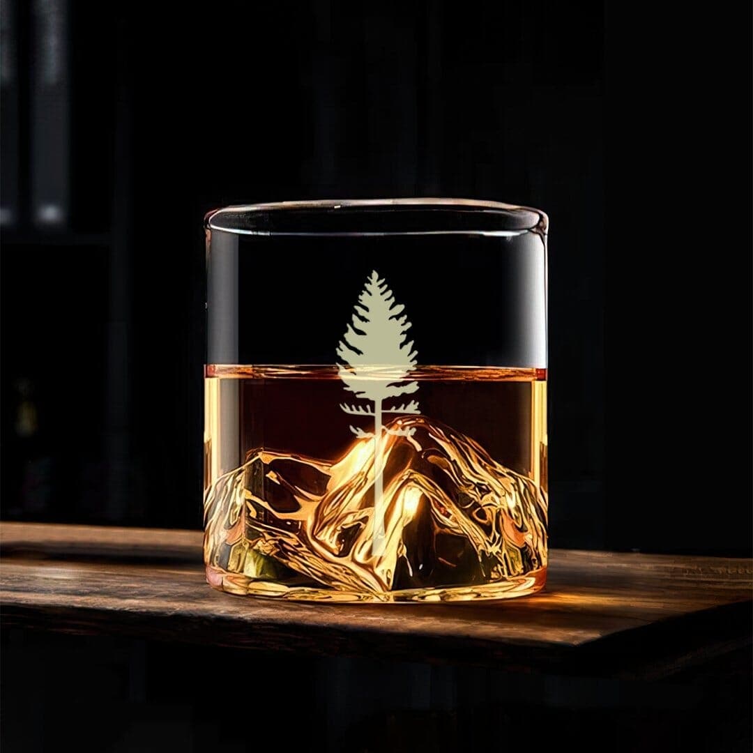 The Fourteener Mountain Whisky Glass - 1876 | The State of Exploration